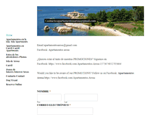 Tablet Screenshot of apartamentosarosa.com